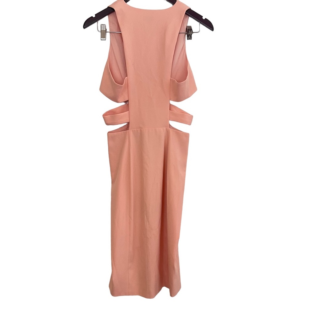 NBD Pink Cut Out Waist Plunge V-Neck Party Cocktail Dress Size Small - Picture 3 of 7